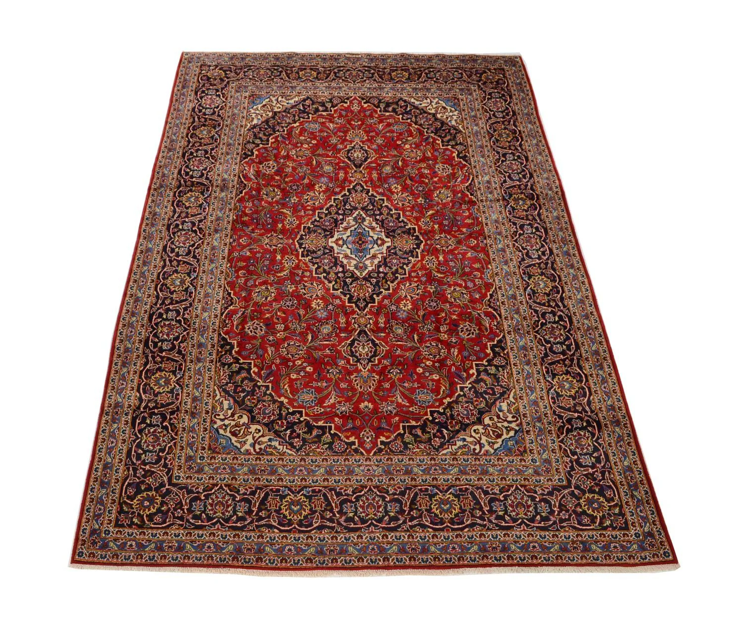 Perserteppich - Keshan 360 x 242 cm - rot - Image 5