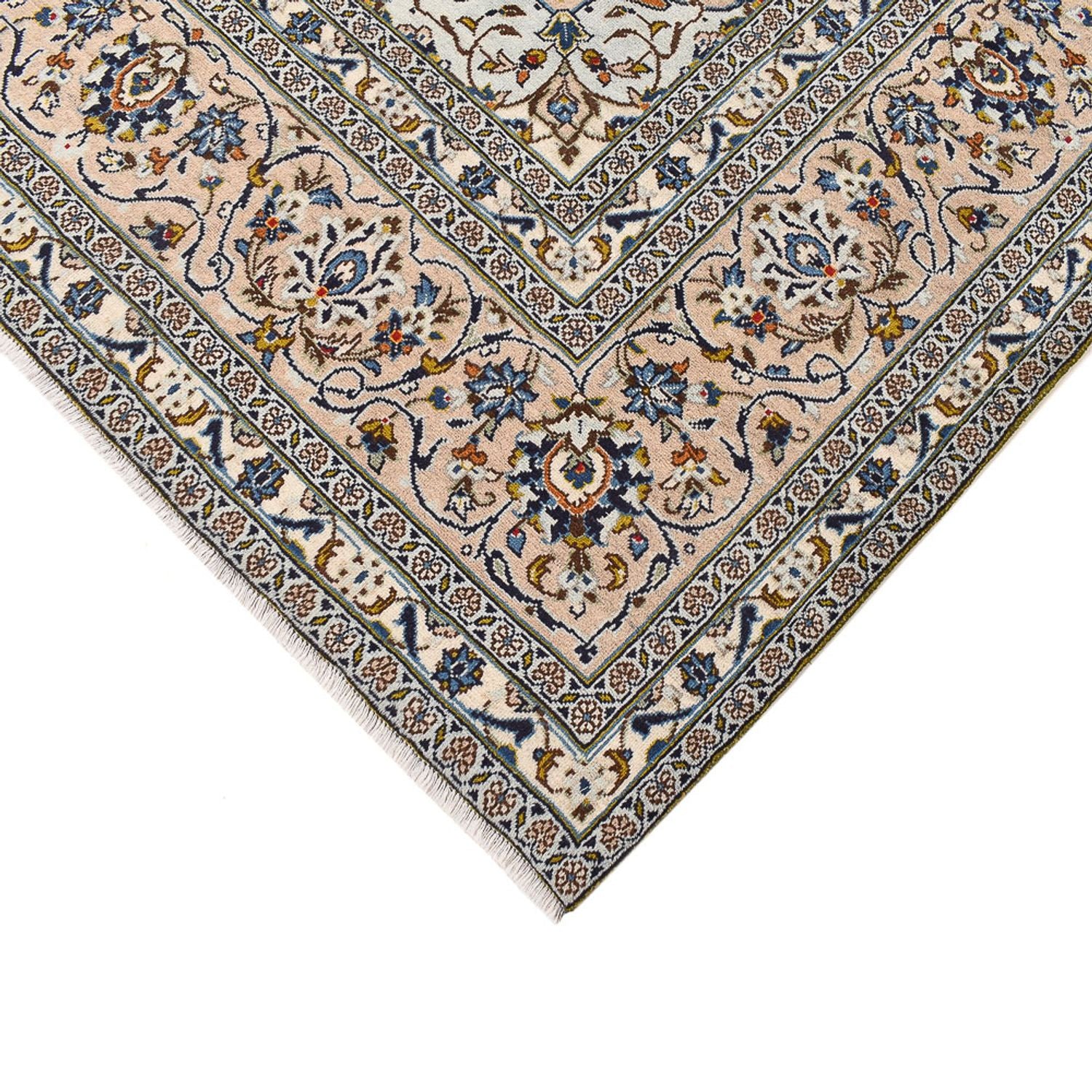 Perserteppich - Keshan - 360 x 246 cm - hellbeige - Image 2