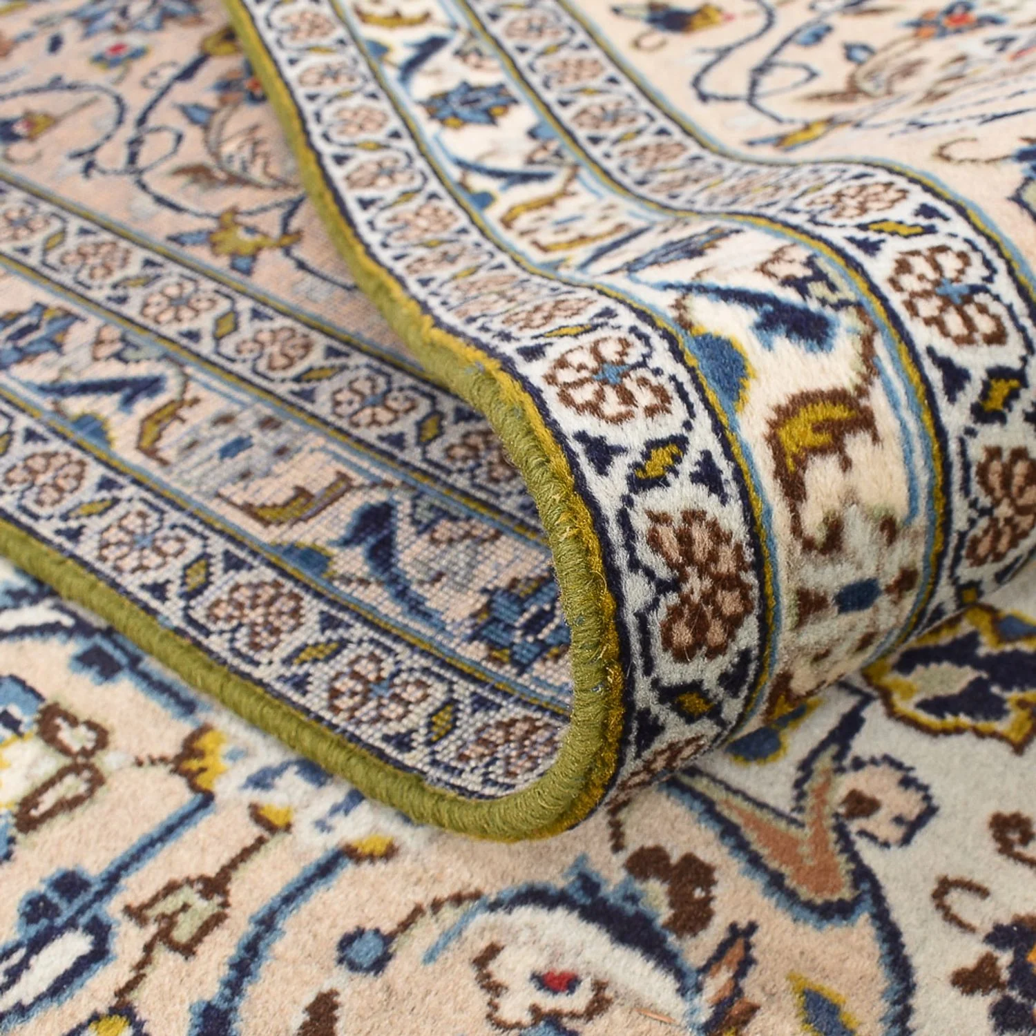 Perserteppich - Keshan - 360 x 246 cm - hellbeige - Image 4