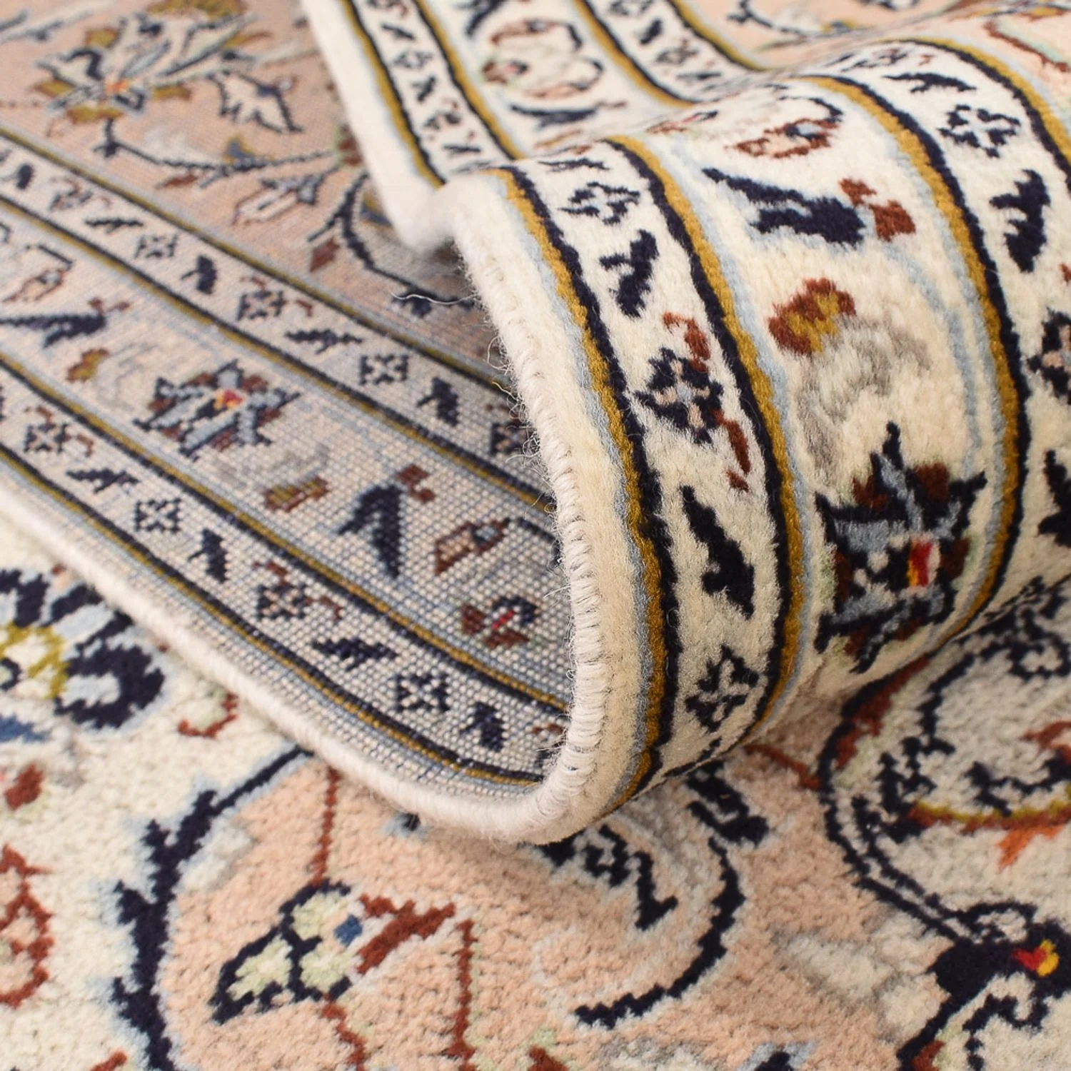 Perserteppich - Keshan - 360 x 250 cm - hellbeige - Image 4