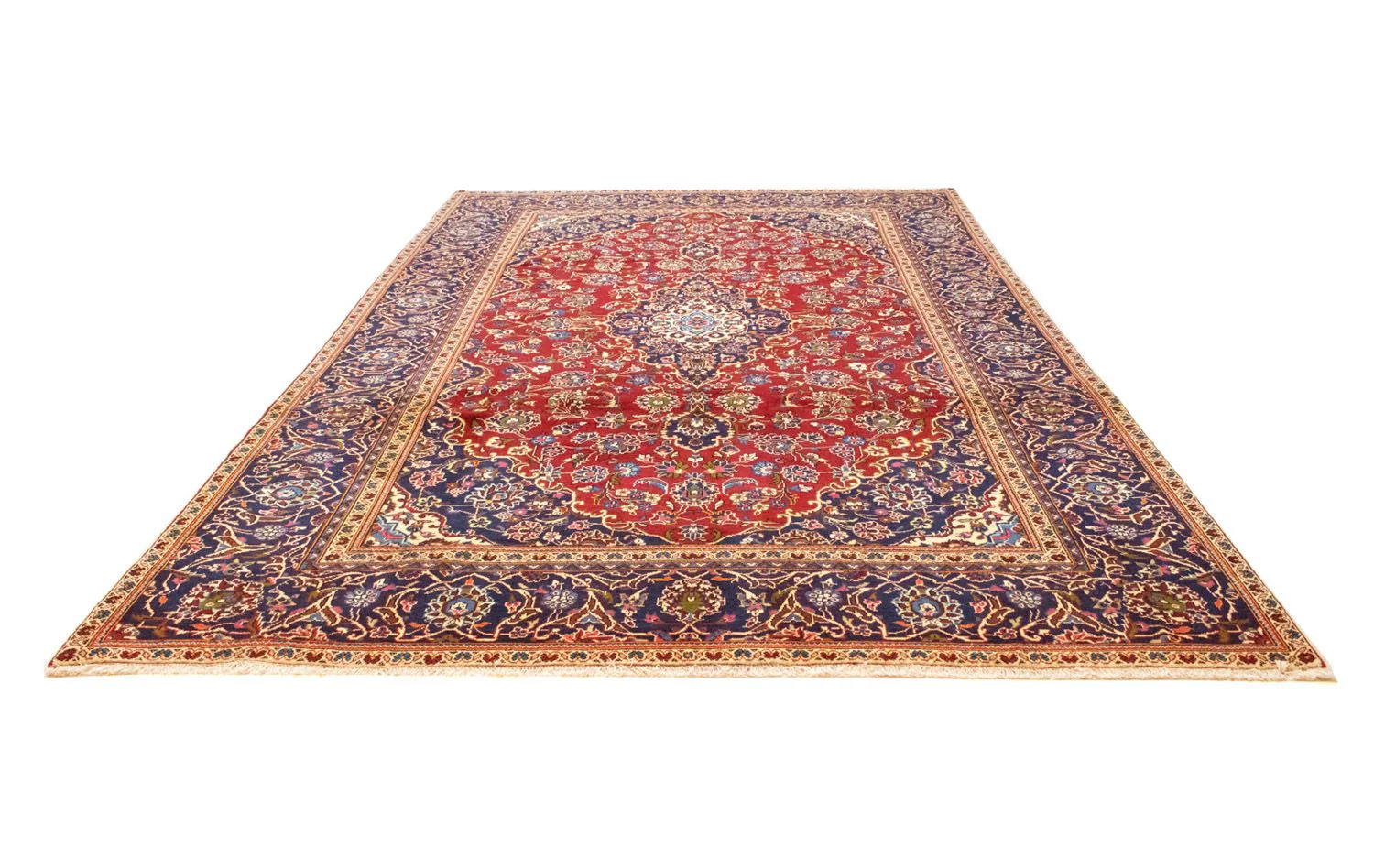 Perserteppich - Keshan 361 x 244 cm - rot - Image 5