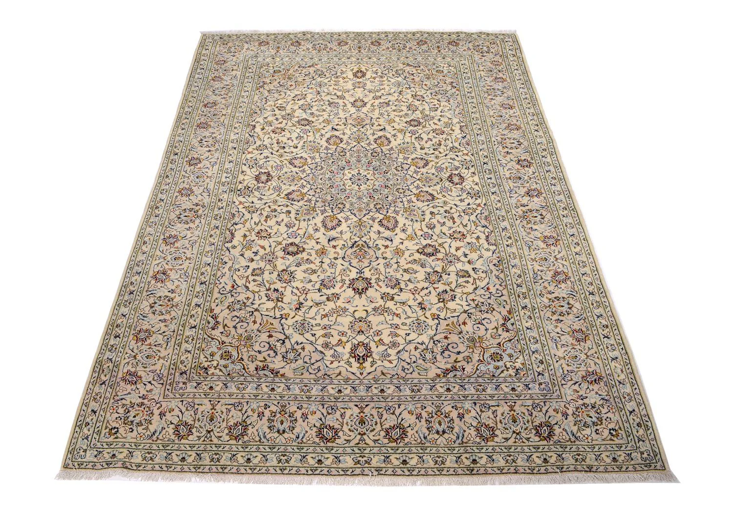 Perserteppich - Keshan 361 x 247 cm - beige - Image 5