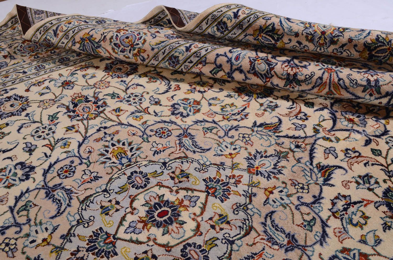 Perserteppich - Keshan 362 x 252 cm - beige - Image 4