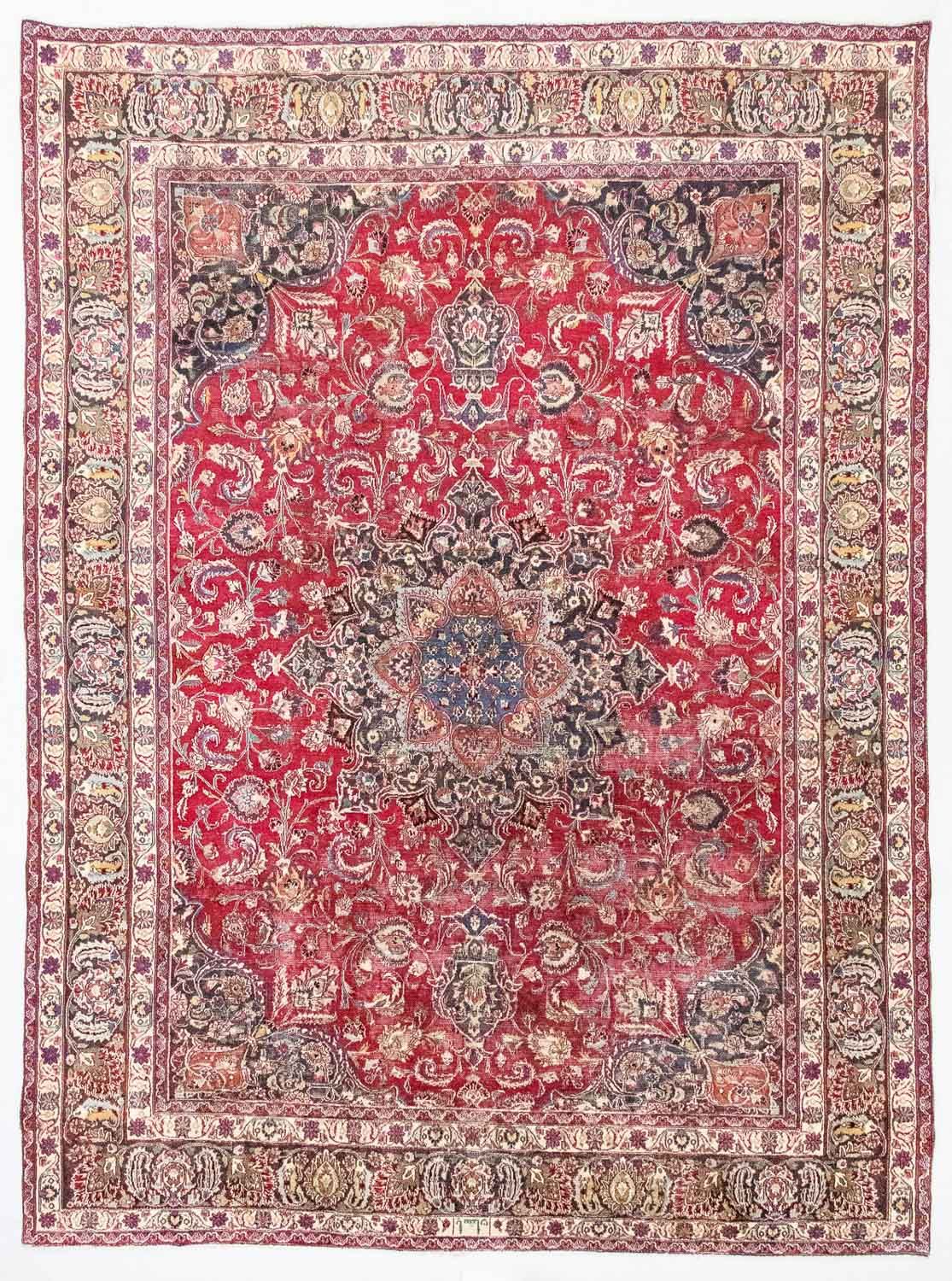 Keshan Teppich 377x282cm - Perserteppich