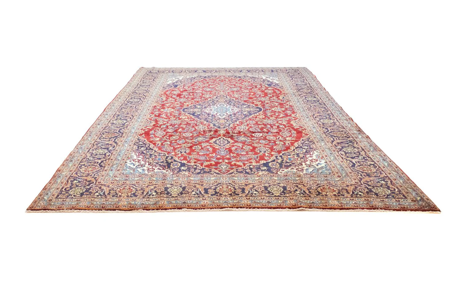 Perserteppich - Keshan 383 x 246 cm - rot - Image 5