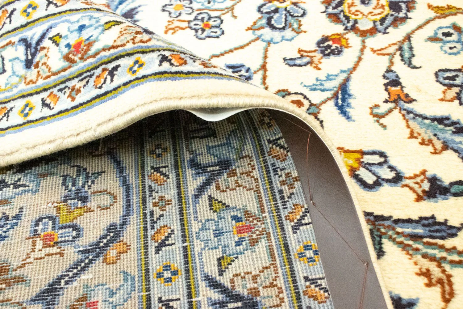 Perserteppich - Keshan 388 x 288 cm - beige - Image 4