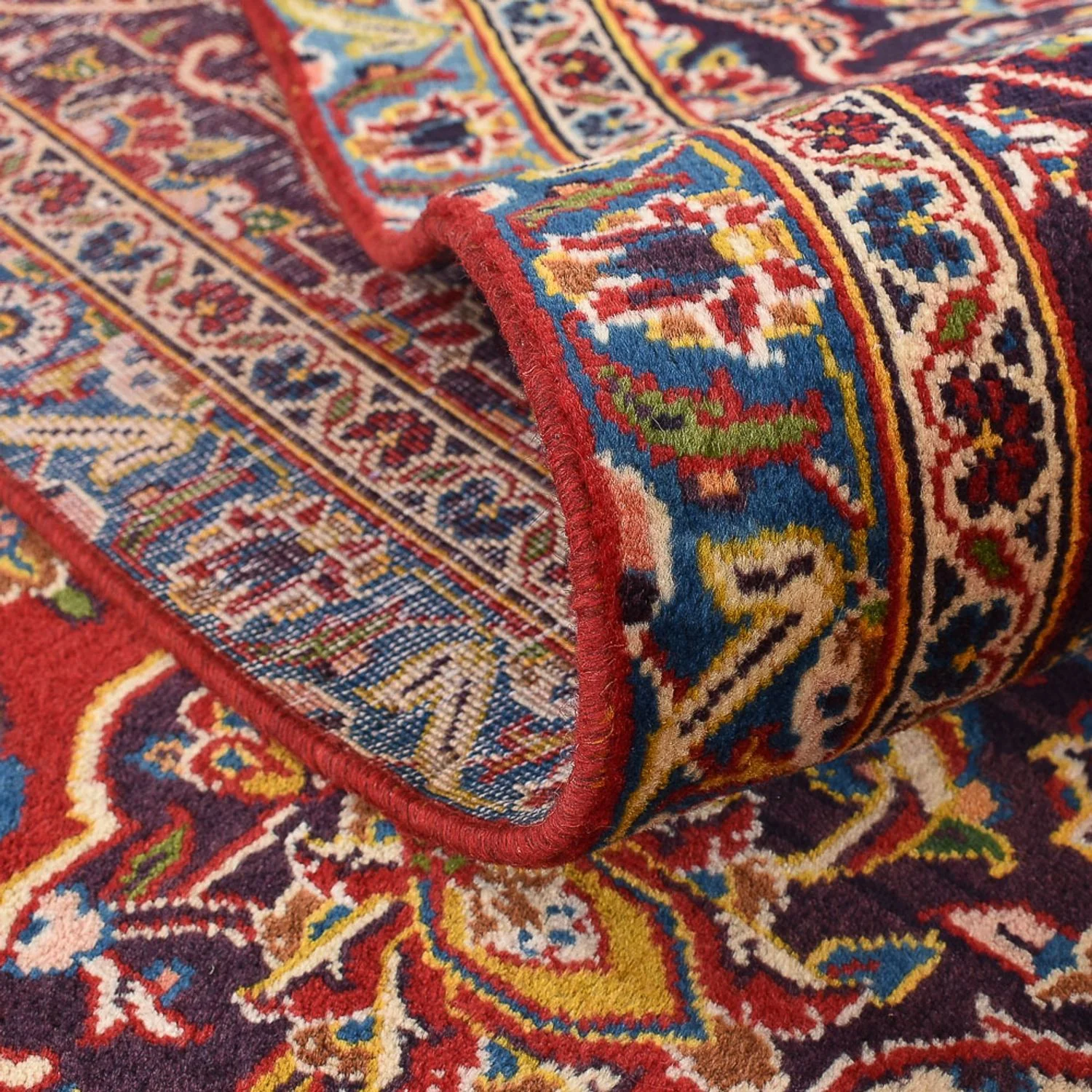 Perserteppich - Keshan - 392 x 285 cm - rot - Image 4