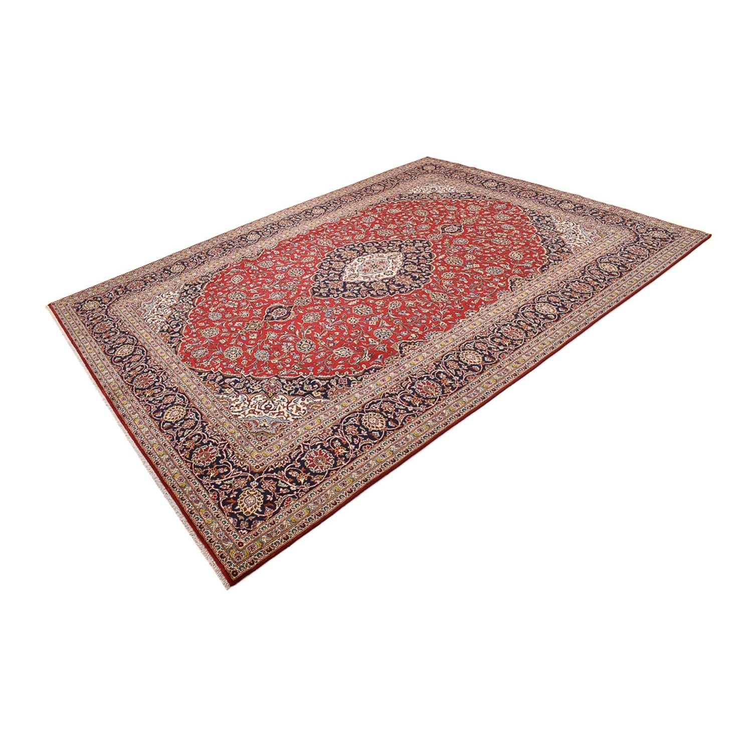 Perserteppich - Keshan - 392 x 293 cm - rot - Image 5