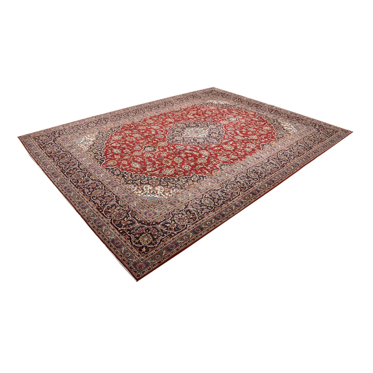 Perserteppich - Keshan - 395 x 296 cm - rot - Image 5