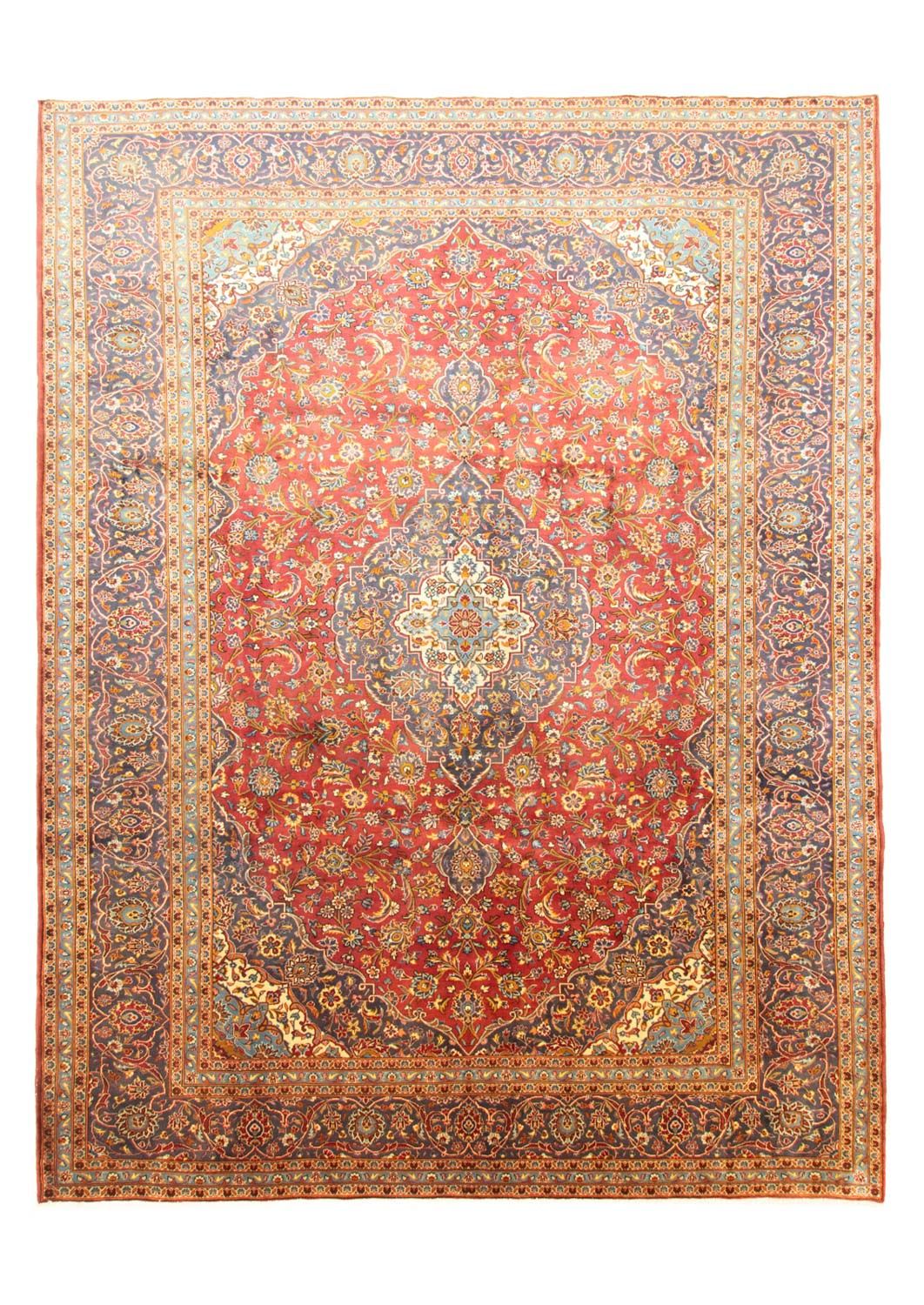 Perserteppich - Keshan 397 x 300 cm - orange