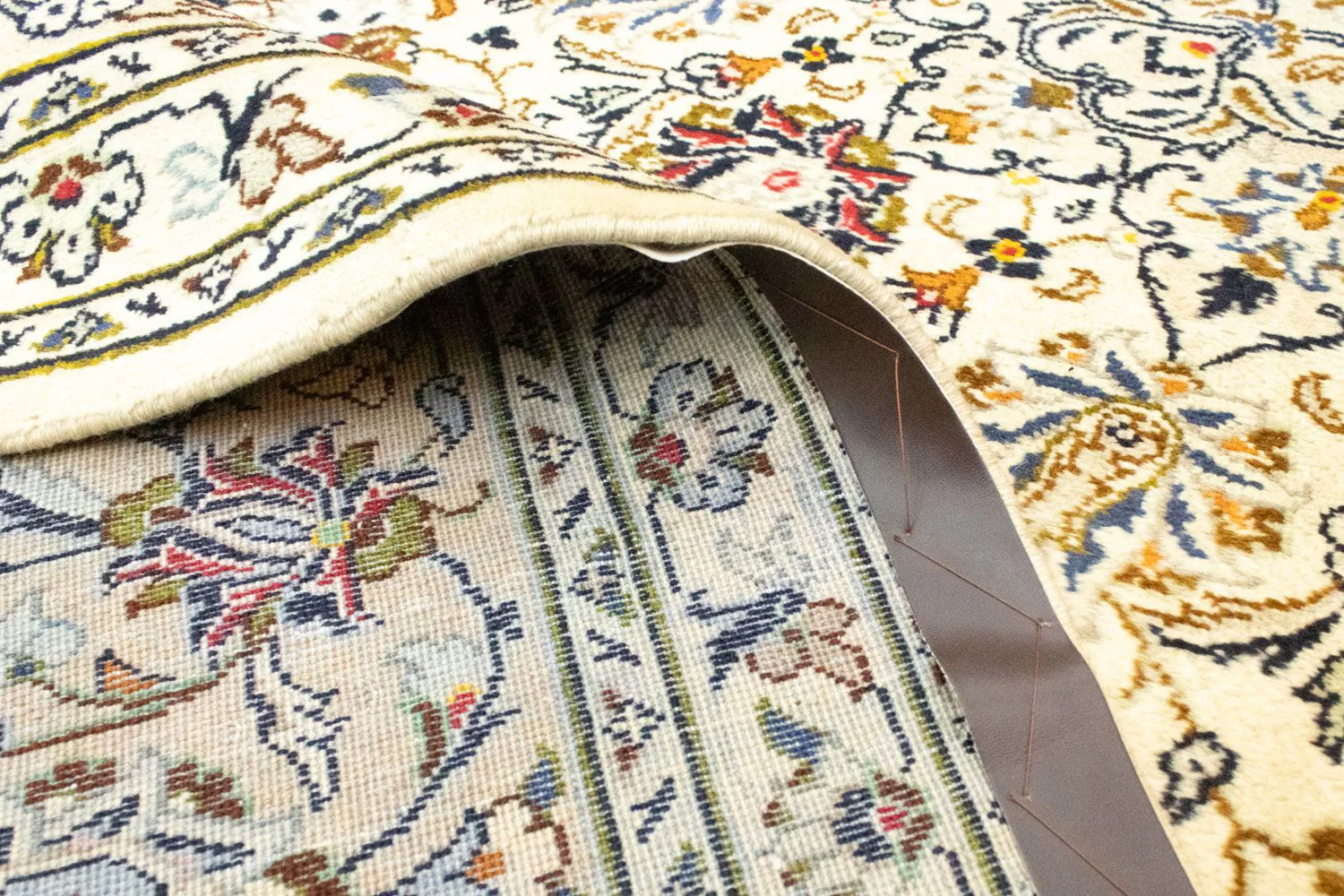 Perserteppich - Keshan 398 x 295 cm - braun - Image 4