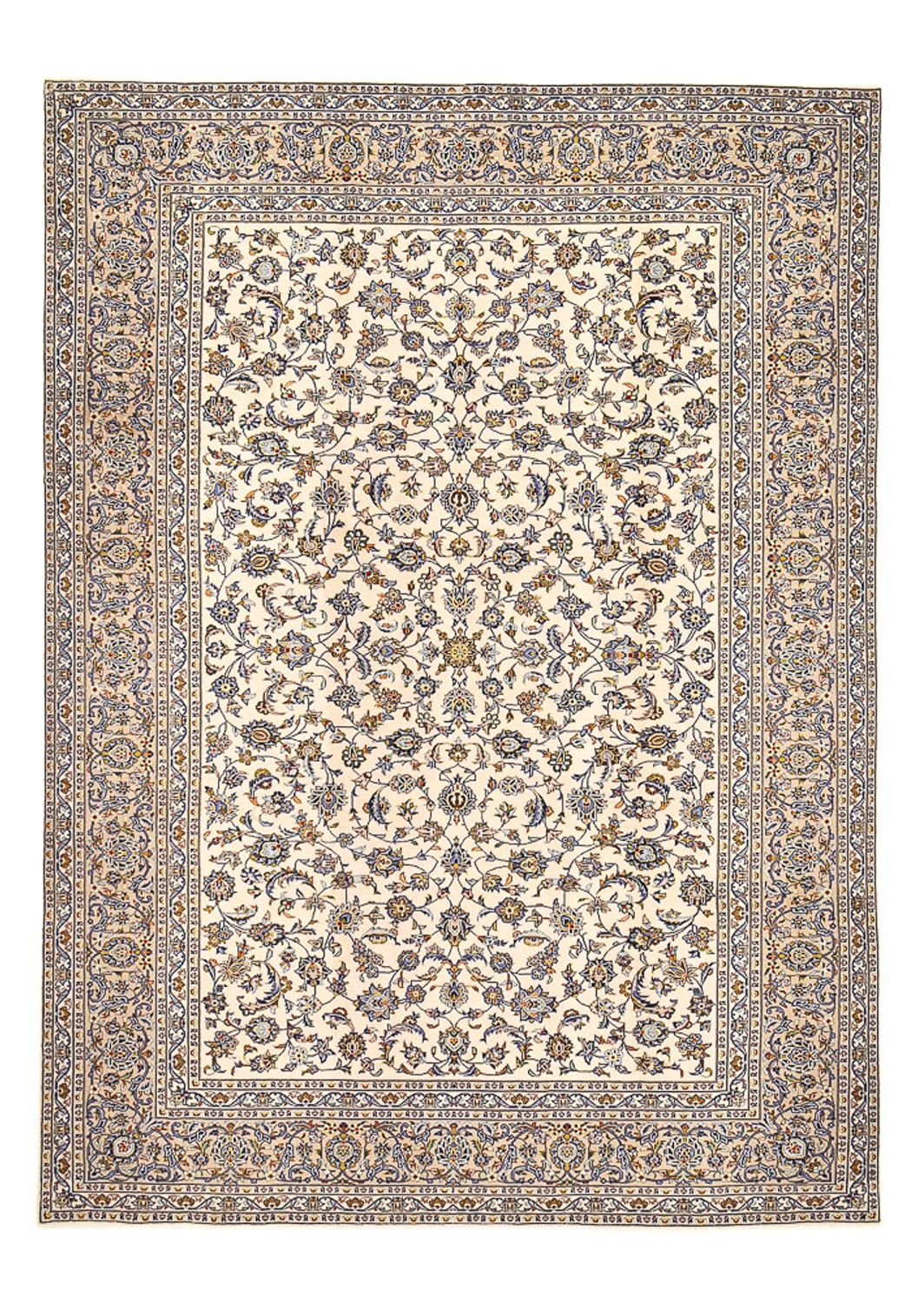 Perserteppich - Keshan - 400 x 280 cm - sand