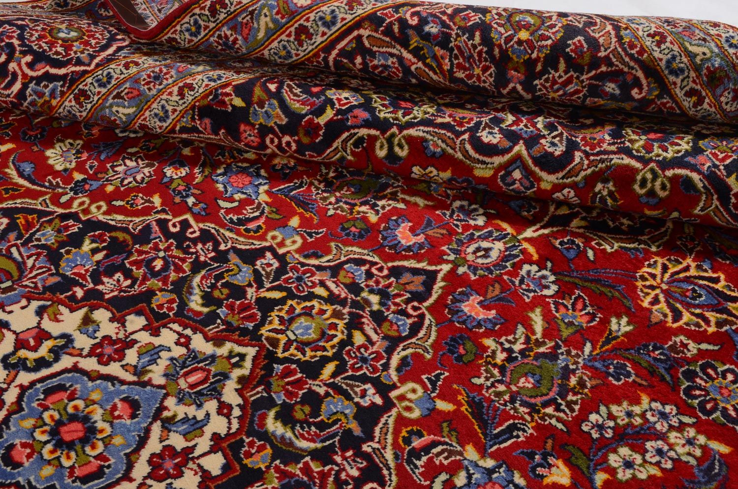 Perserteppich - Keshan 400 x 291 cm - rot - Image 4