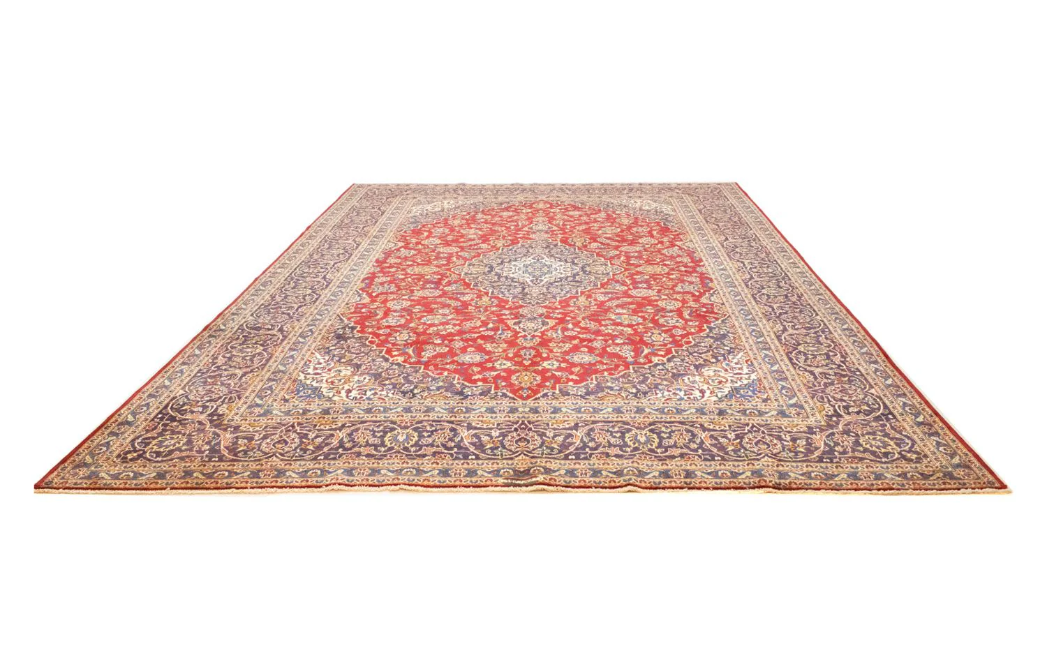 Perserteppich - Keshan 400 x 295 cm - rot - Image 5