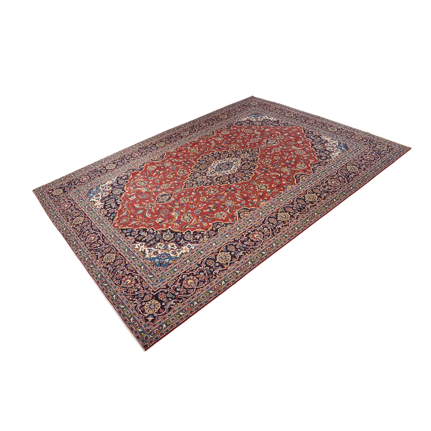 Perserteppich - Keshan - 401 x 294 cm - rot - Image 5