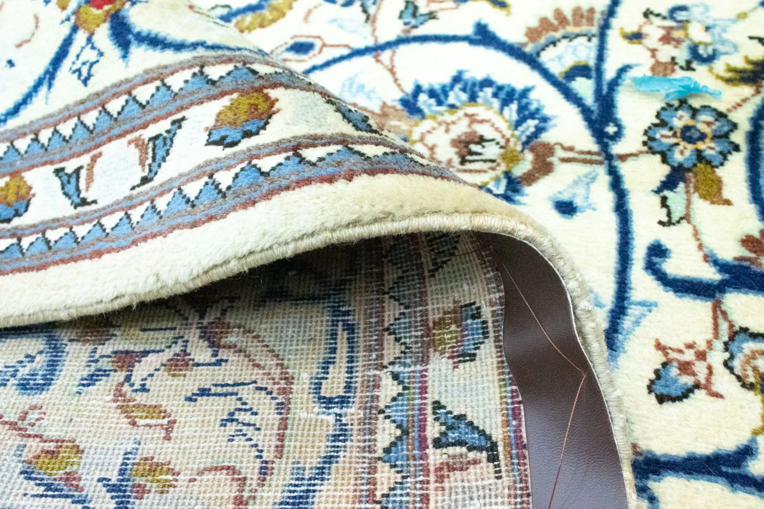 Perserteppich - Keshan 402 x 281 cm - beige - Image 4