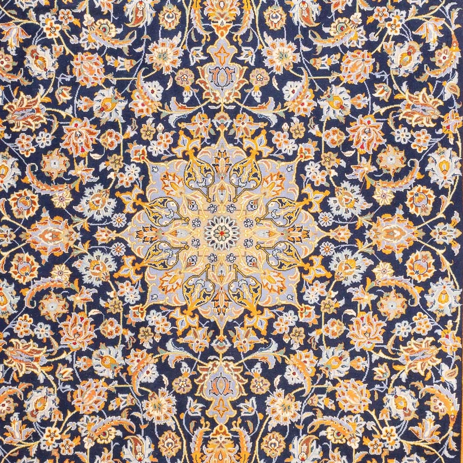 Perserteppich - Keshan - 402 x 288 cm - dunkelblau - Image 2