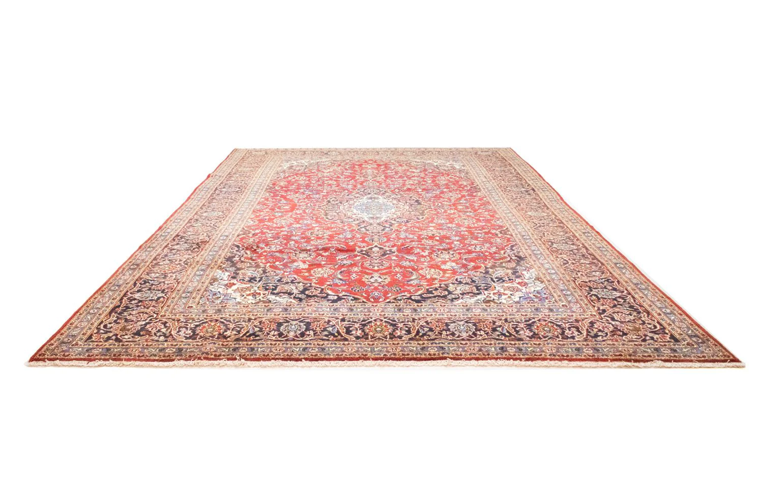 Perserteppich - Keshan 420 x 291 cm - rot - Image 5