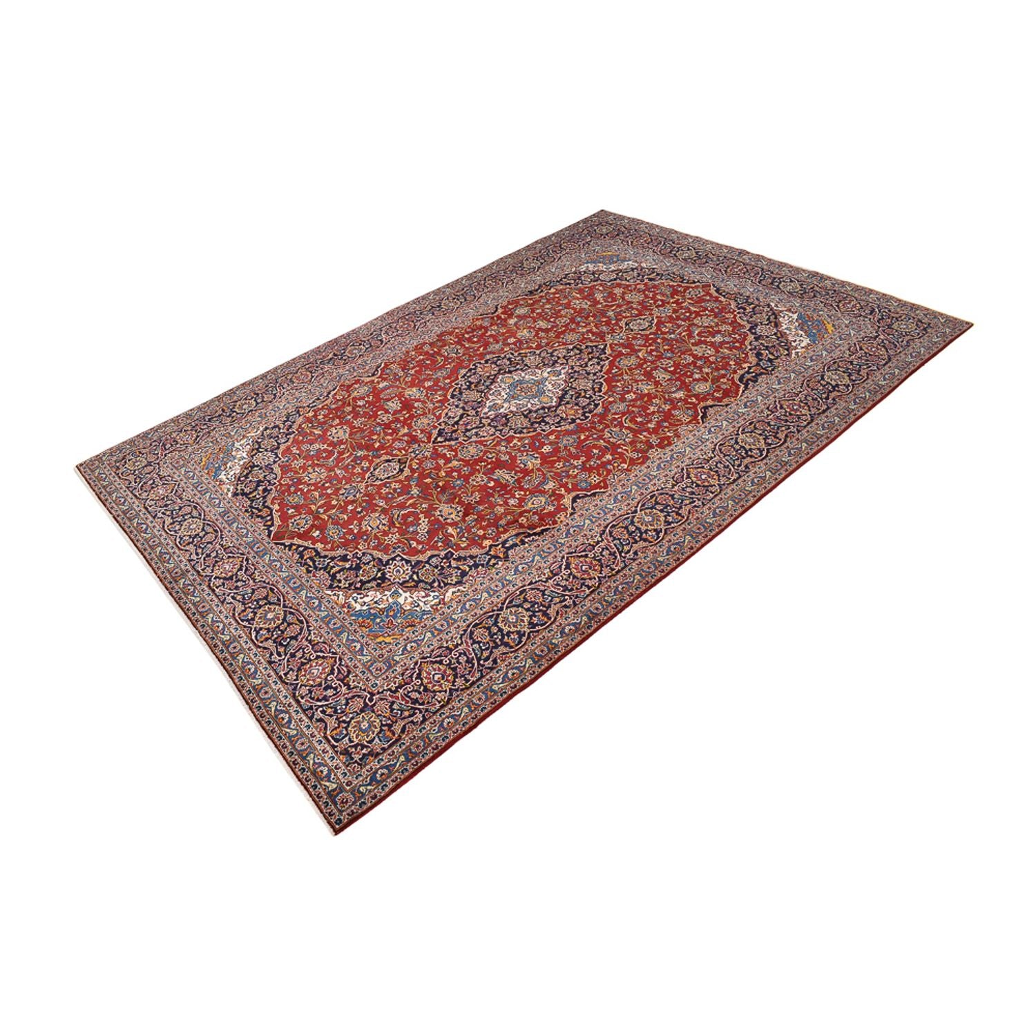 Perserteppich - Keshan - 422 x 290 cm - rot - Image 5