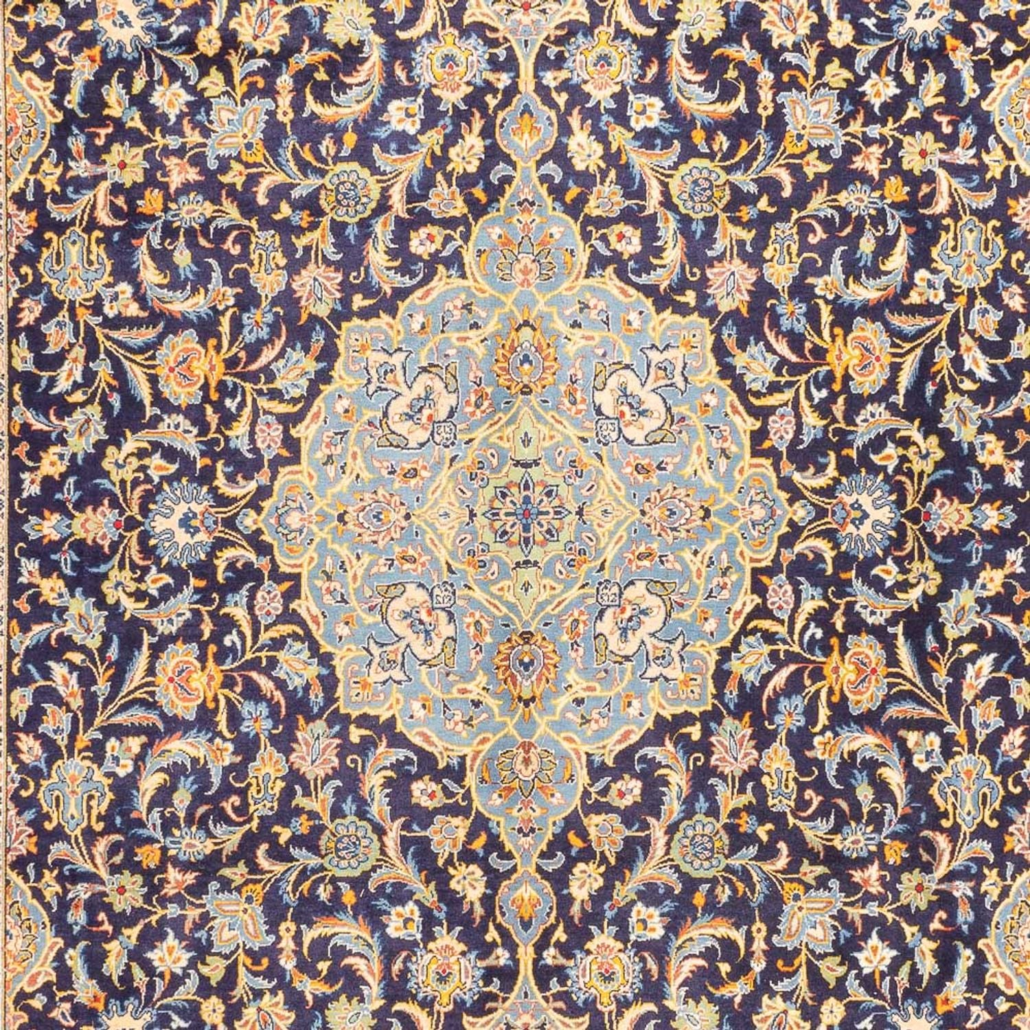 Perserteppich - Keshan quadratisch - 410 x 395 cm - dunkelblau - Image 2