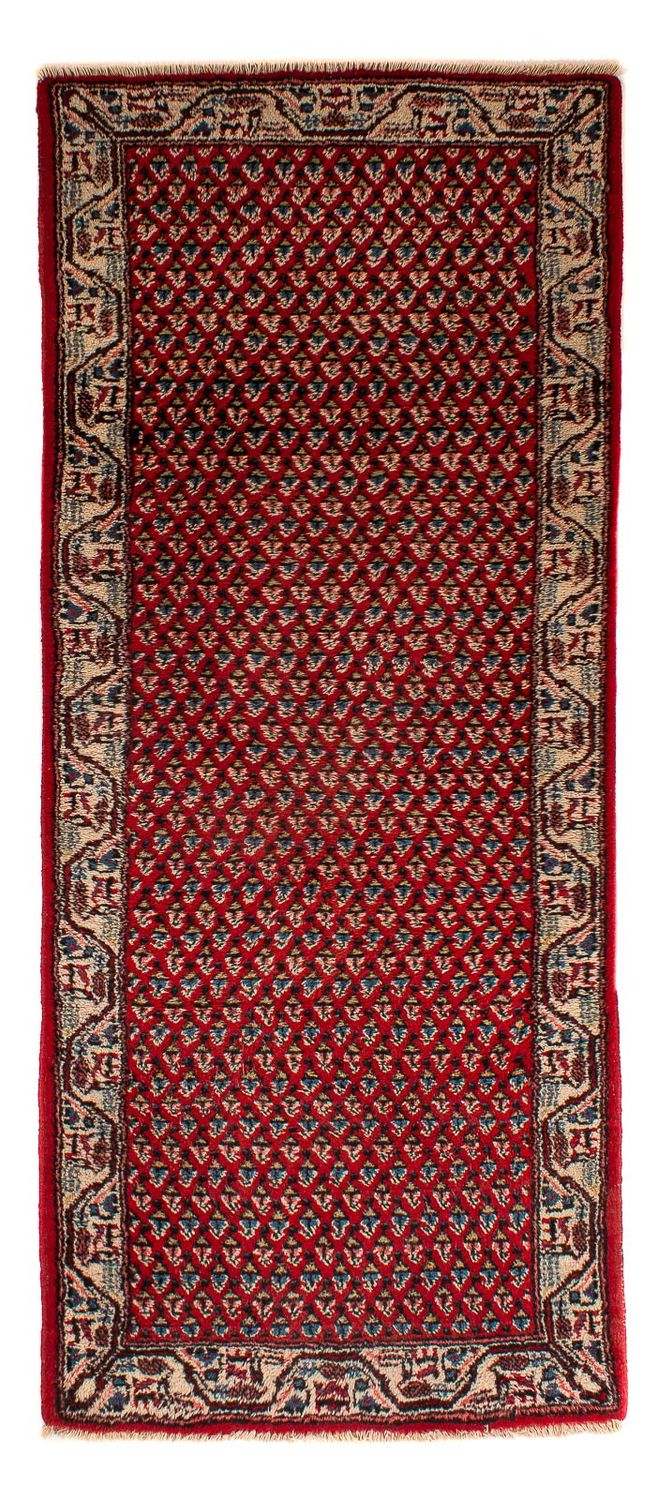 Perserteppich - Mir 203 x 77 cm - dunkelrot