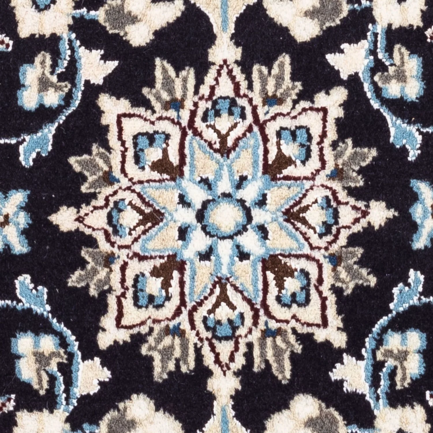 Perserteppich - Nain 101 x 55 cm - dunkelblau - Image 2