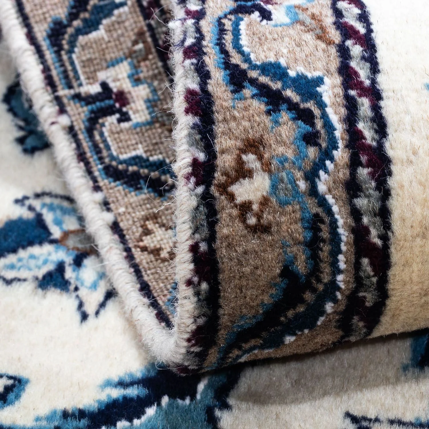 Perserteppich - Nain 132 x 68 cm - beige - Image 4