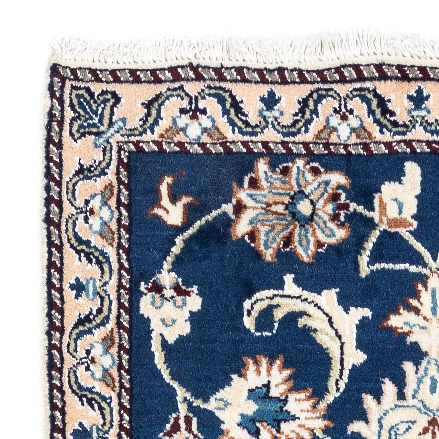 Perserteppich - Nain 134 x 68 cm - blau - Image 3