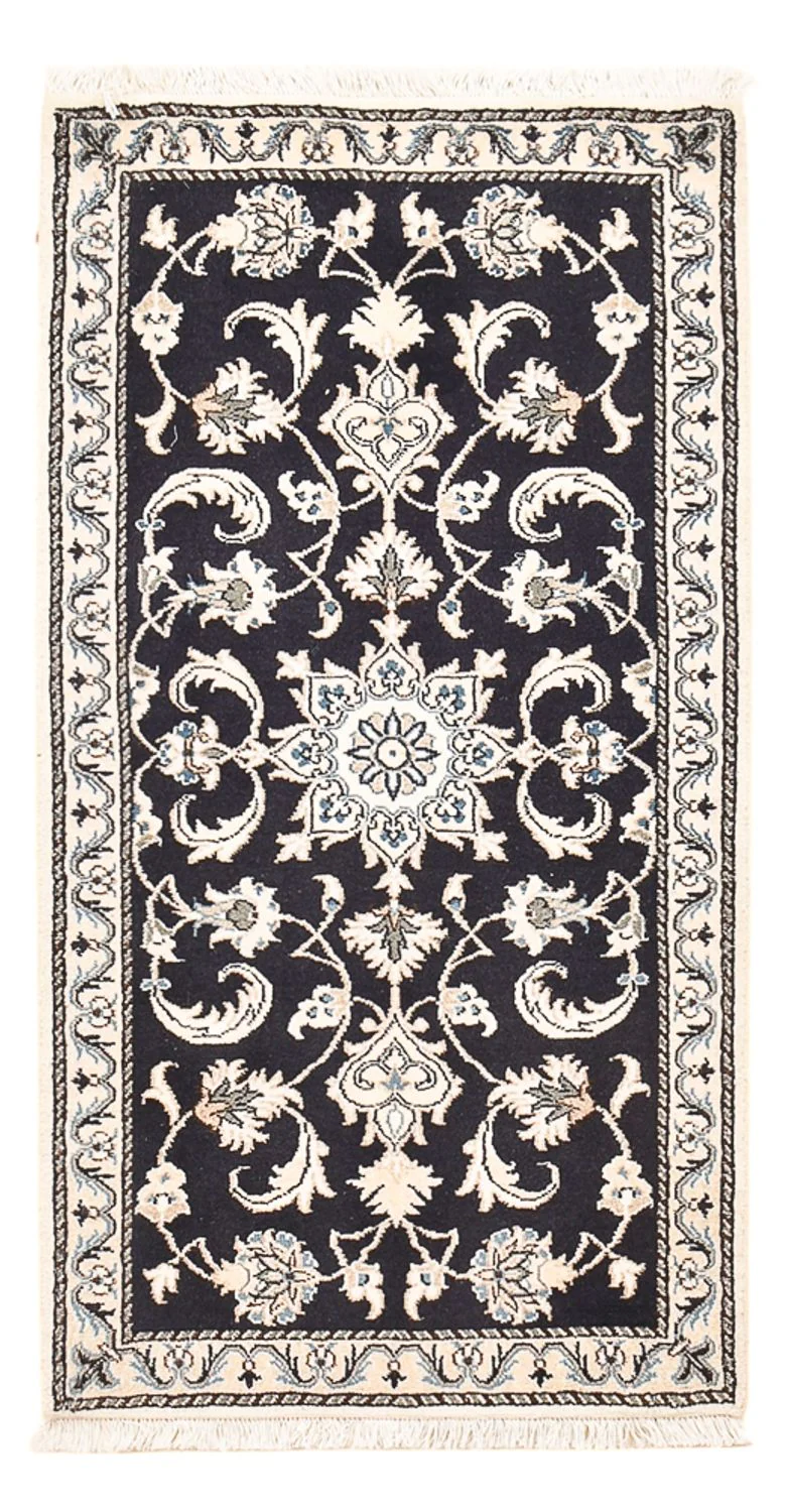 Perserteppich - Nain - 135 x 70 cm - dunkelblau