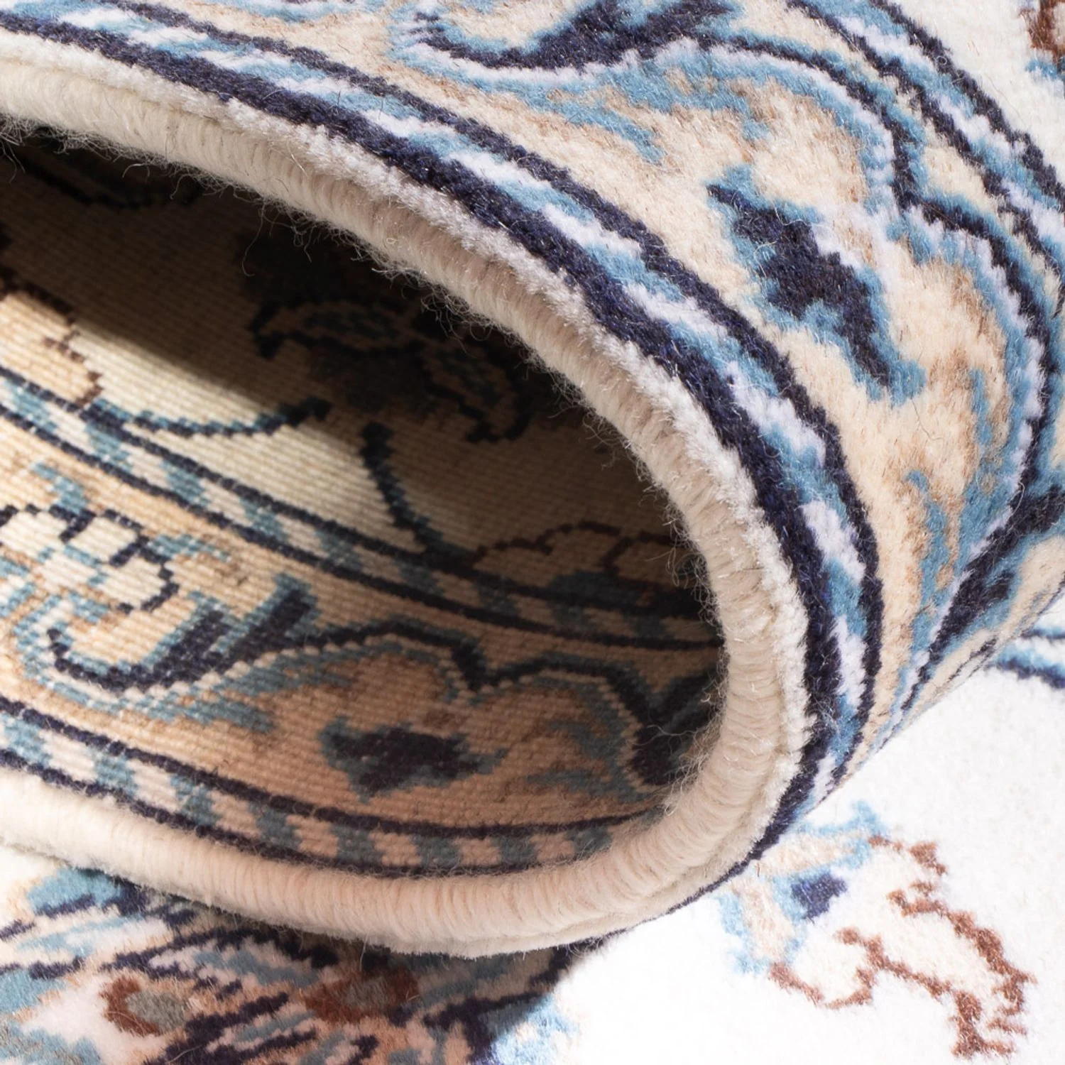 Perserteppich - Nain - 137 x 68 cm - creme - Image 4
