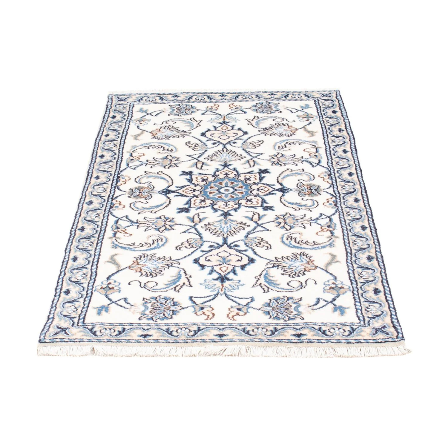Perserteppich - Nain - 137 x 68 cm - creme - Image 5