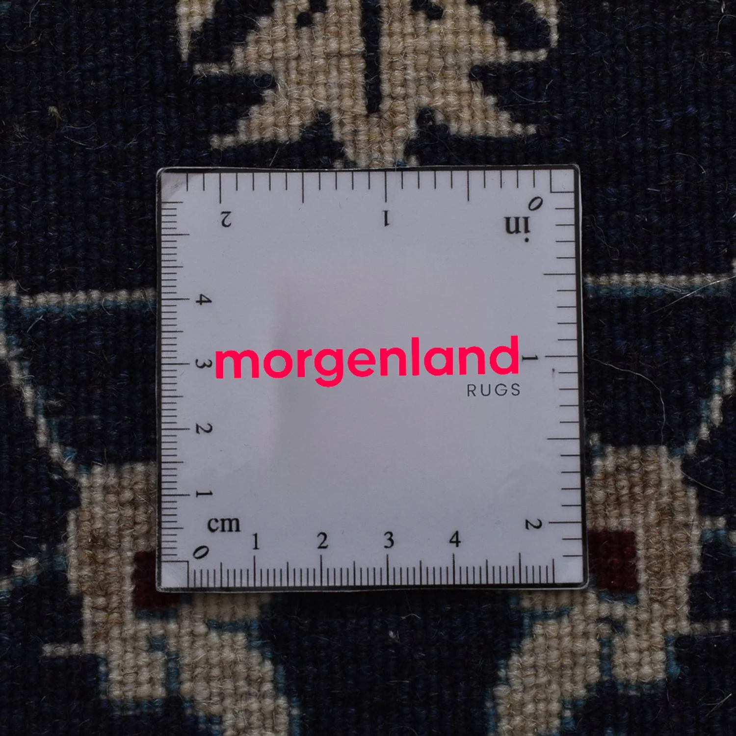 Perserteppich - Nain - 138 x 67 cm - dunkelblau - Image 5