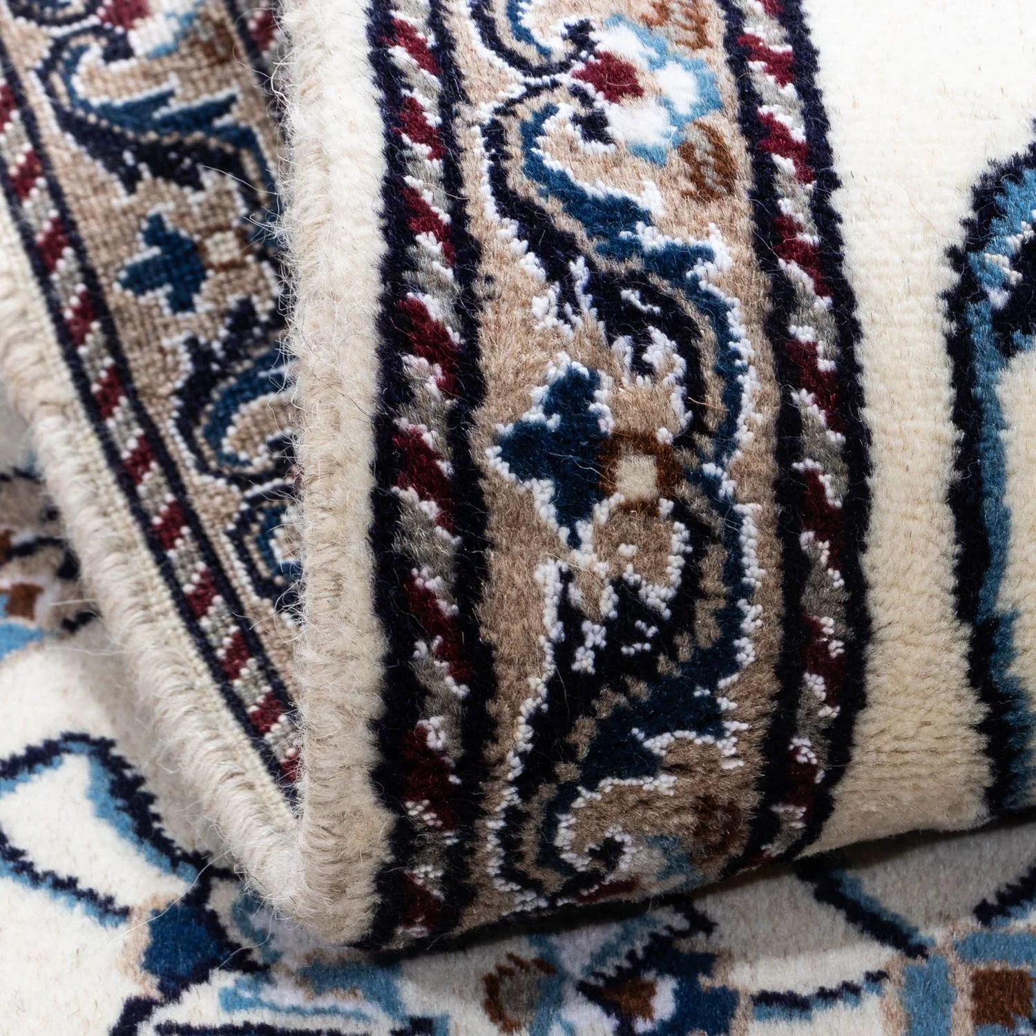 Perserteppich - Nain 138 x 67 cm - beige - Image 4