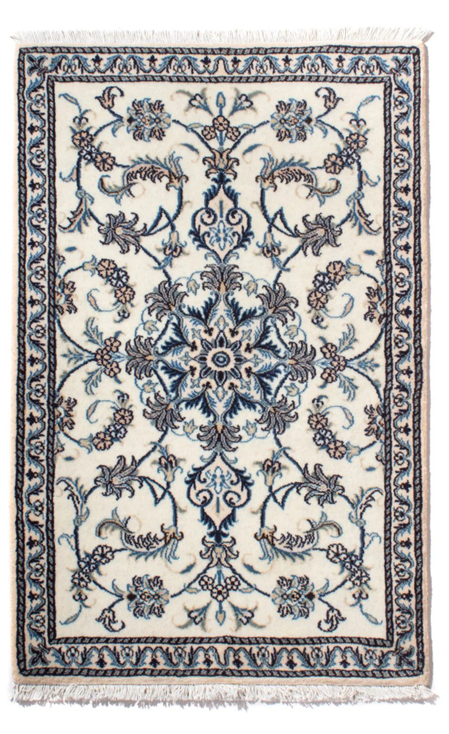 Perserteppich - Nain - 139 x 88 cm - creme