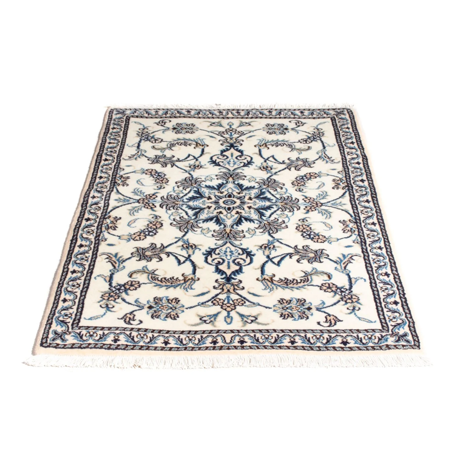 Perserteppich - Nain - 139 x 88 cm - creme - Image 5