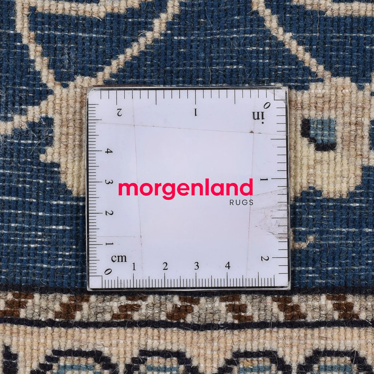 Perserteppich - Nain - 140 x 69 cm - blau - Image 5