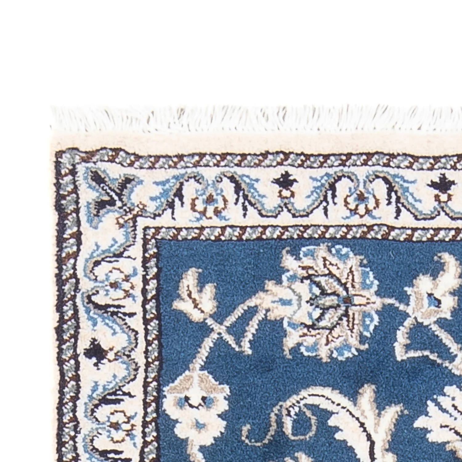 Perserteppich - Nain - 140 x 70 cm - blau - Image 3
