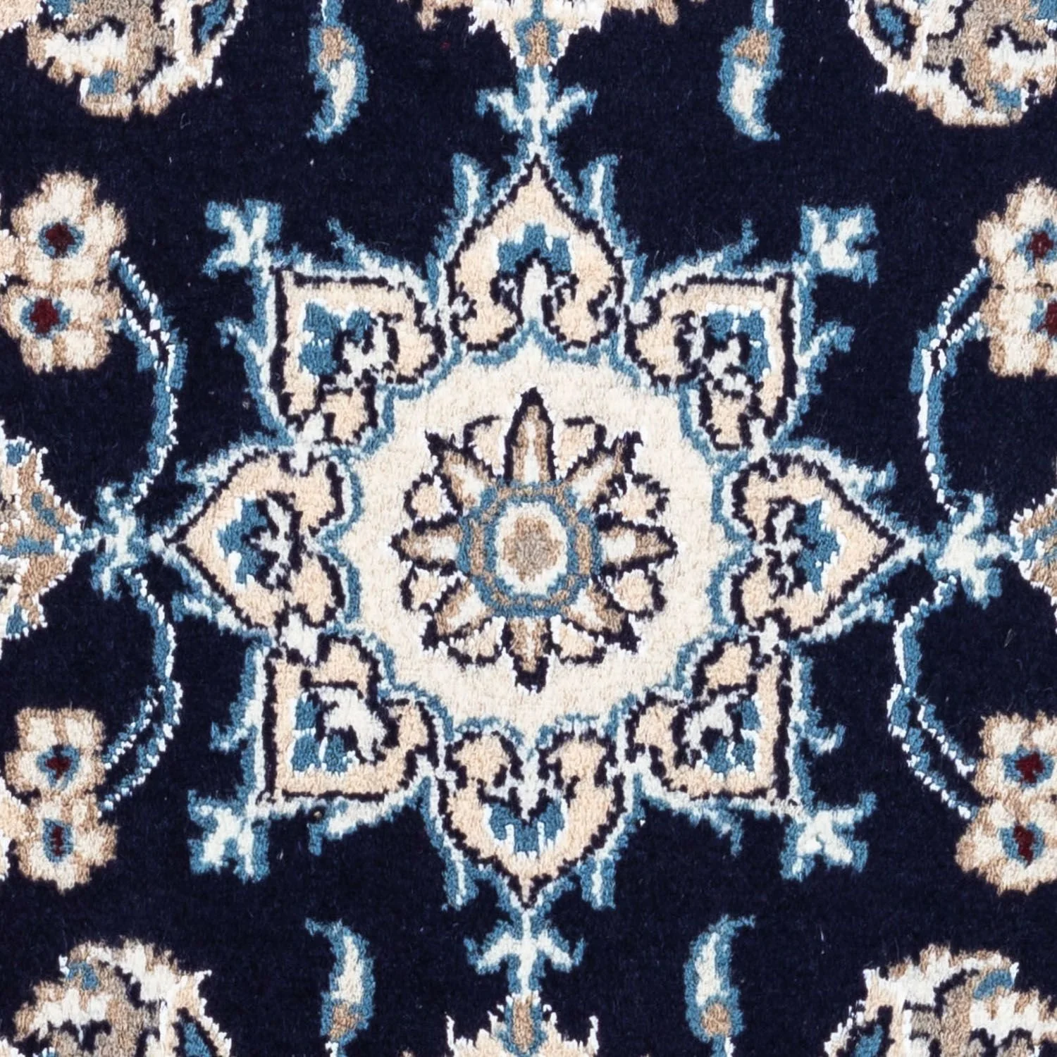 Perserteppich - Nain 141 x 67 cm - dunkelblau - Image 2