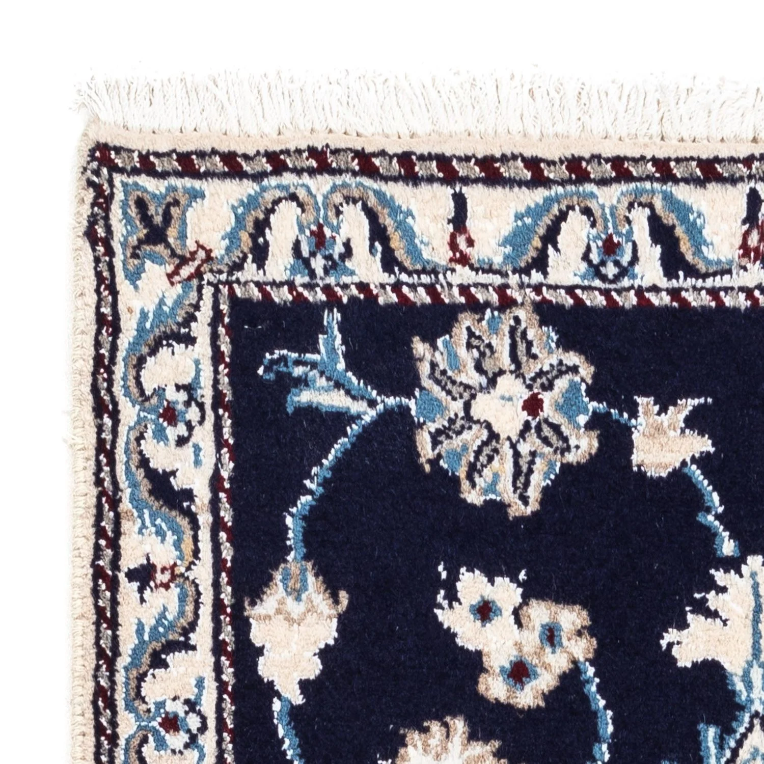Perserteppich - Nain 141 x 67 cm - dunkelblau - Image 3