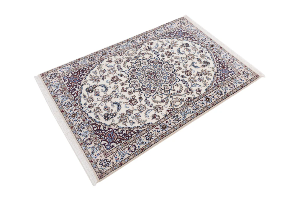 Perserteppich - Nain - 147 x 100 cm - creme - Image 3
