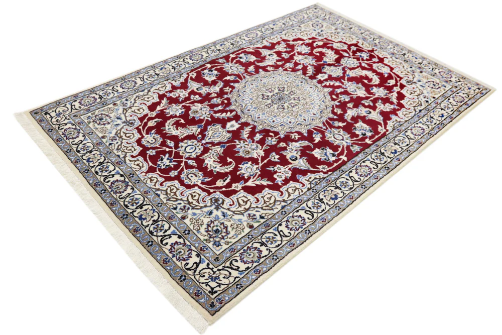 Perserteppich - Nain - 180 x 118 cm - rot - Image 3