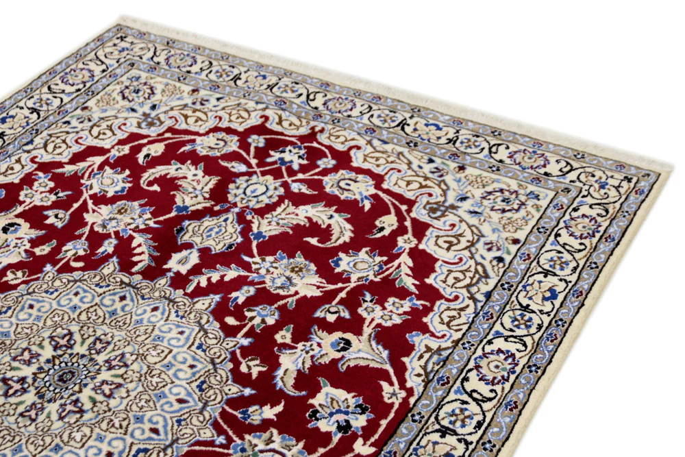 Perserteppich - Nain - 180 x 118 cm - rot - Image 4