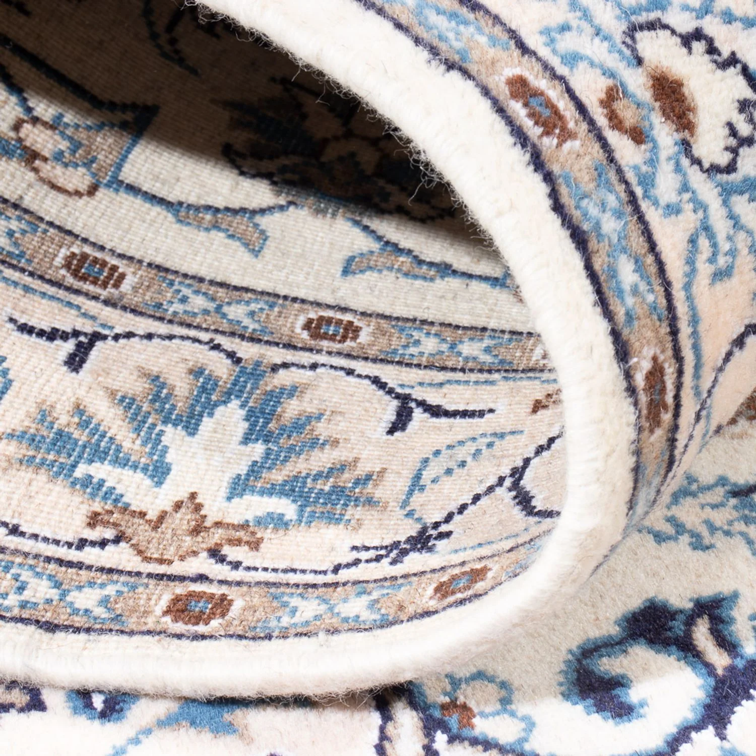 Perserteppich - Nain - 188 x 116 cm - creme - Image 4