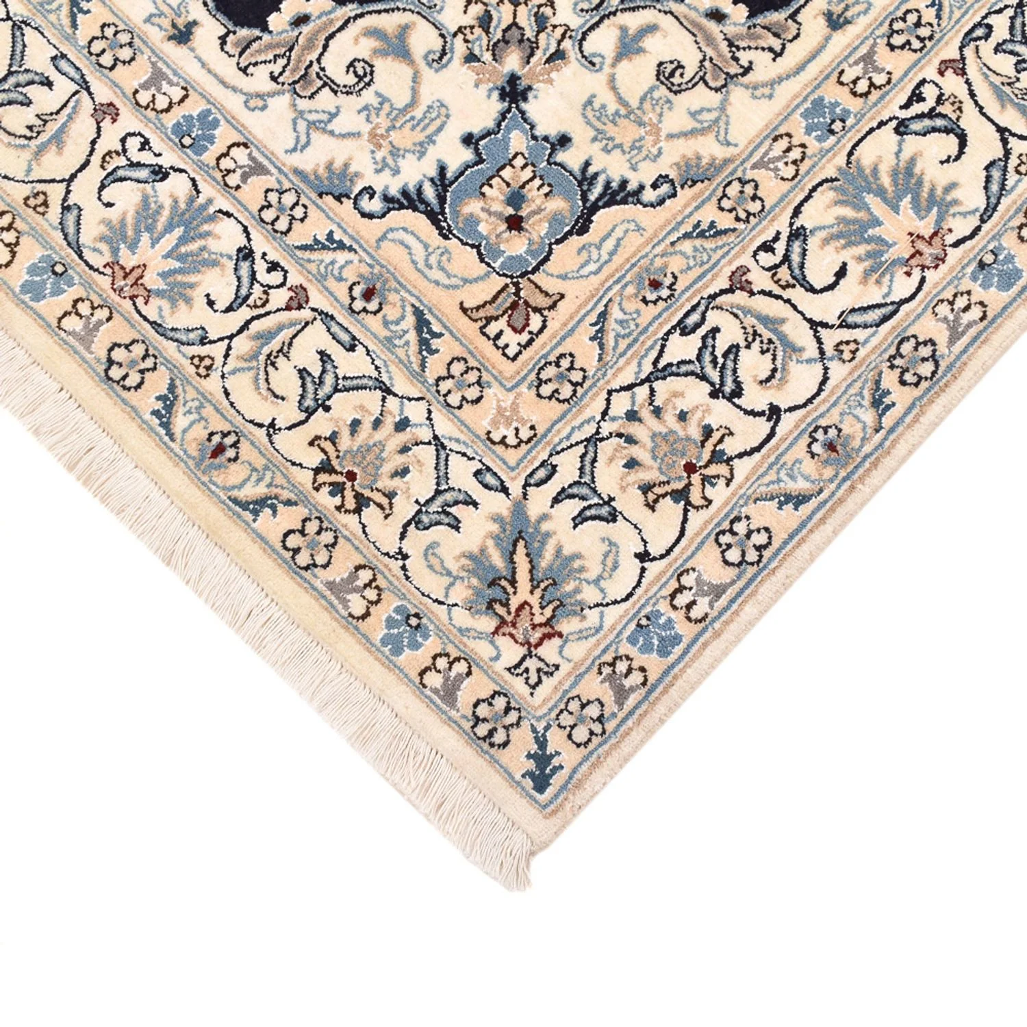 Perserteppich - Nain - 193 x 143 cm - dunkelblau - Image 2
