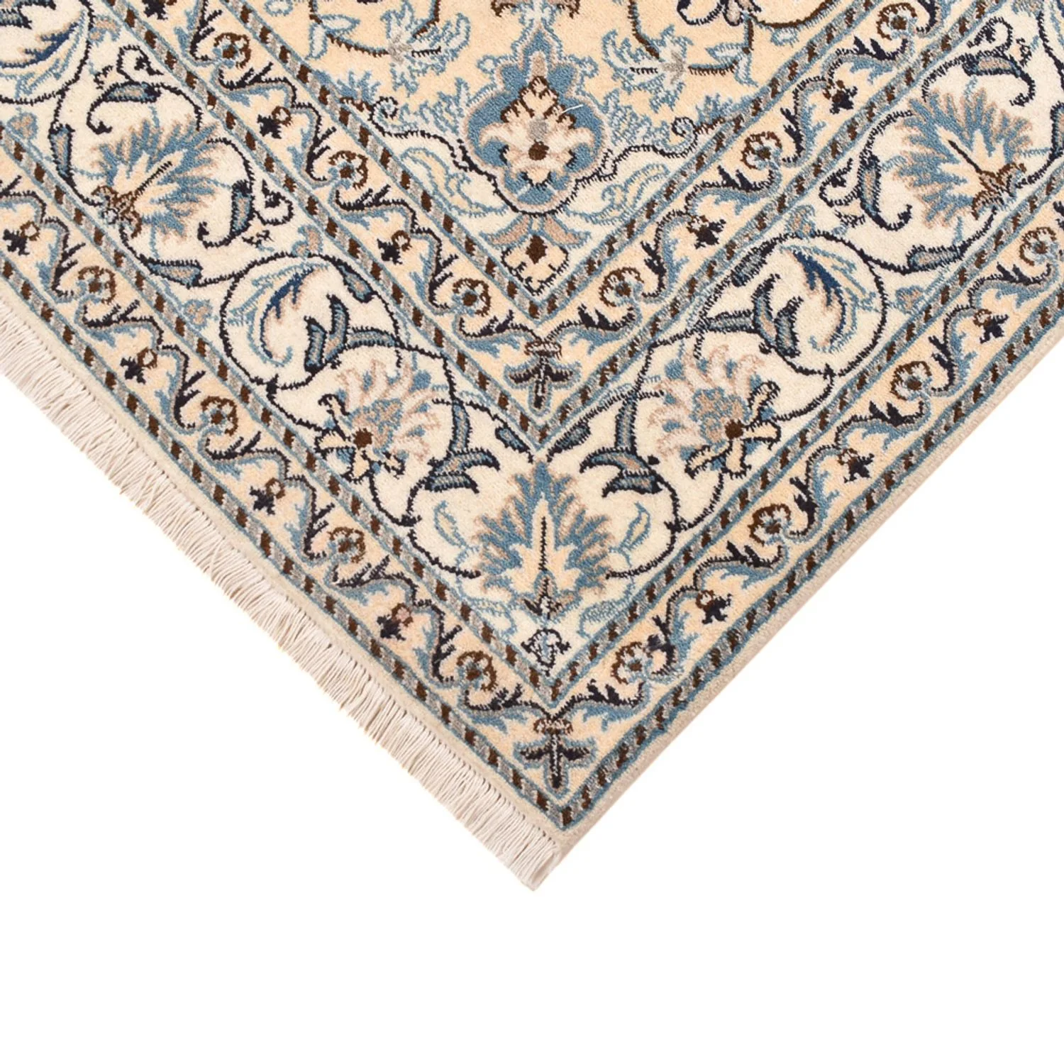 Perserteppich - Nain - 193 x 145 cm - hellbeige - Image 2