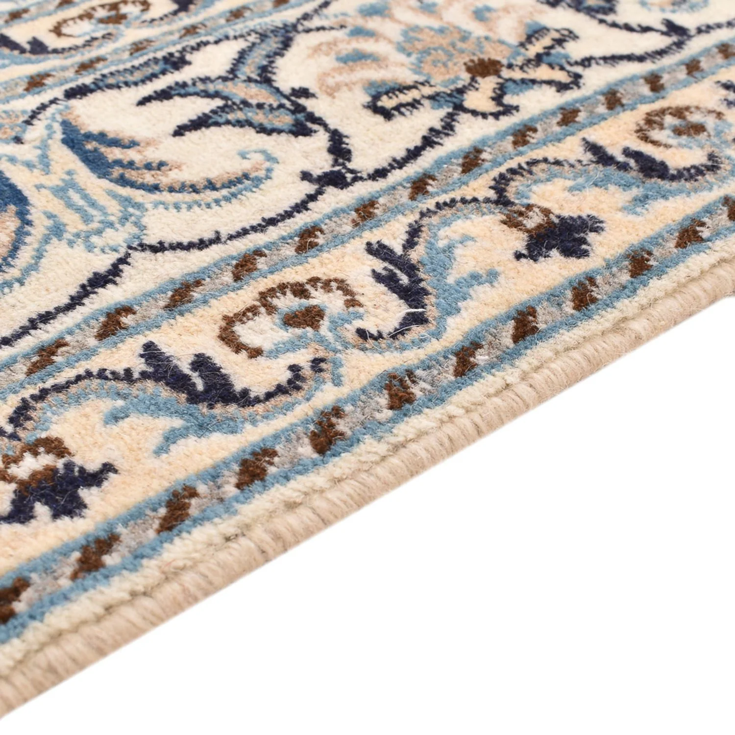 Perserteppich - Nain - 193 x 145 cm - hellbeige - Image 3
