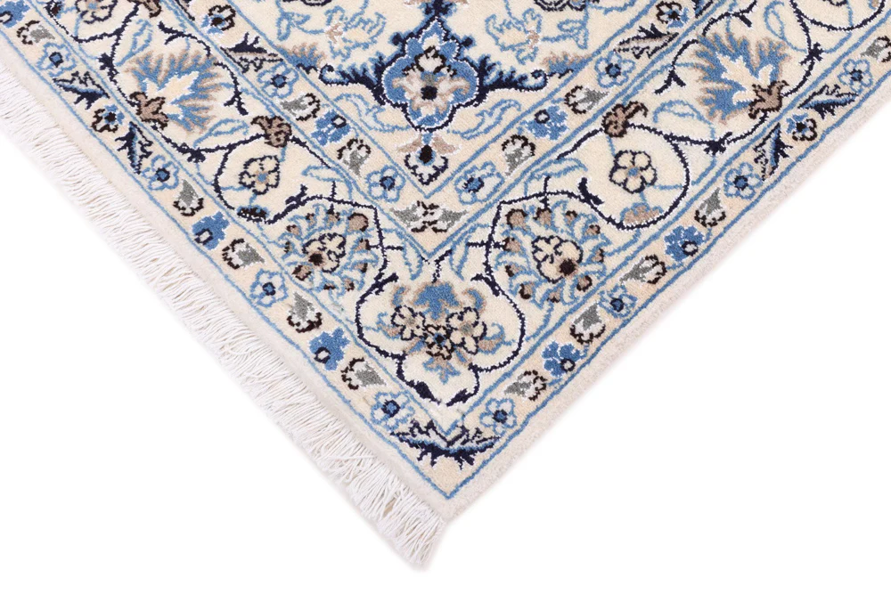 Perserteppich - Nain - 195 x 118 cm - dunkelblau - Image 5