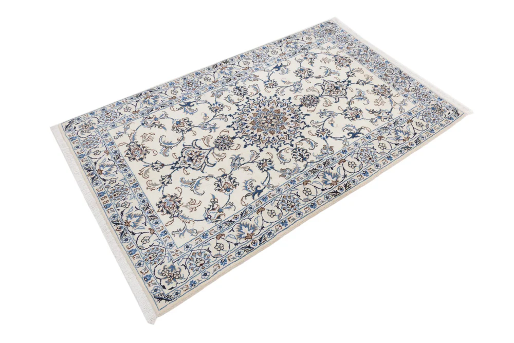 Perserteppich - Nain - 195 x 120 cm - creme - Image 3