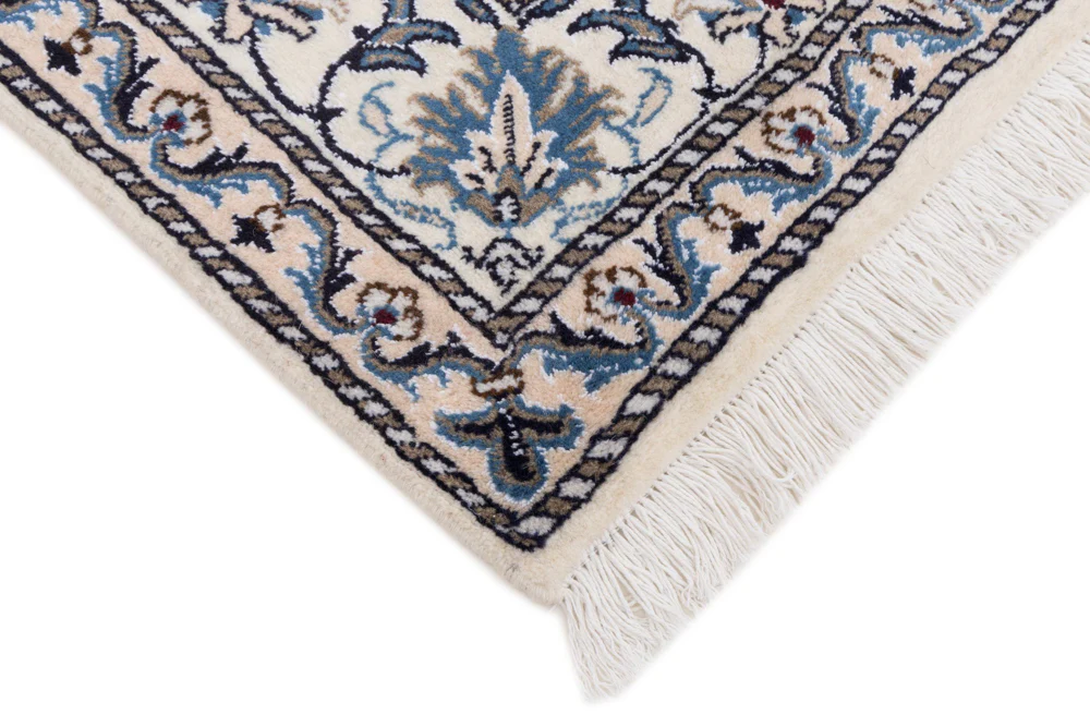 Perserteppich - Nain - 197 x 145 cm - dunkelblau - Image 6
