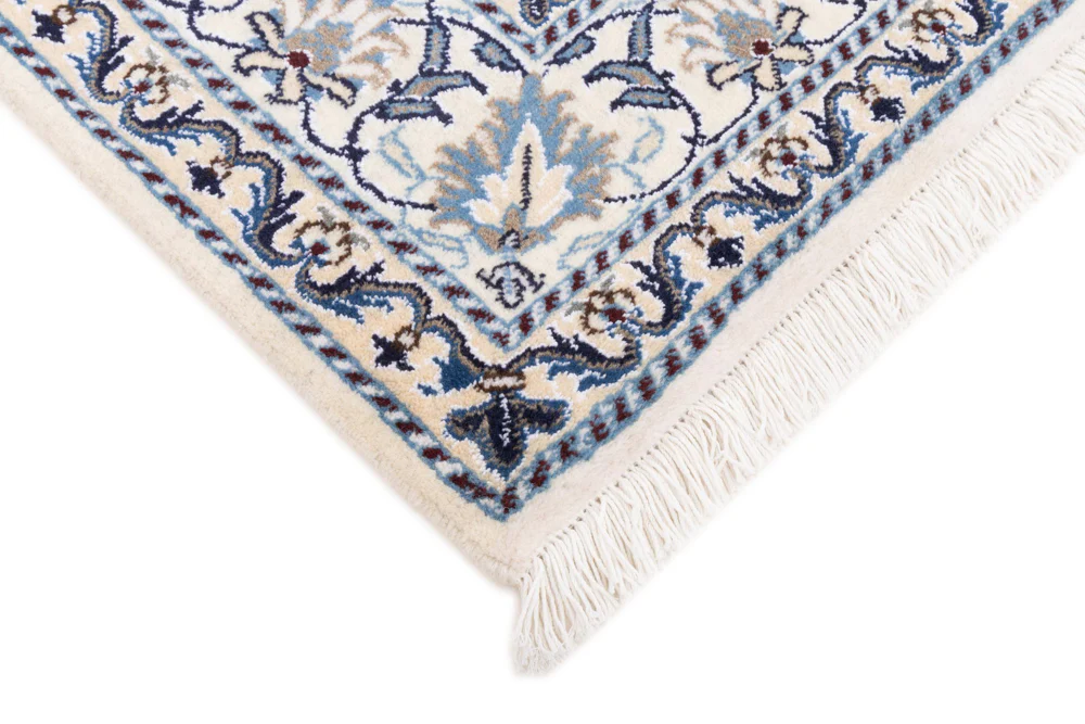Perserteppich - Nain - 197 x 150 cm - creme - Image 6